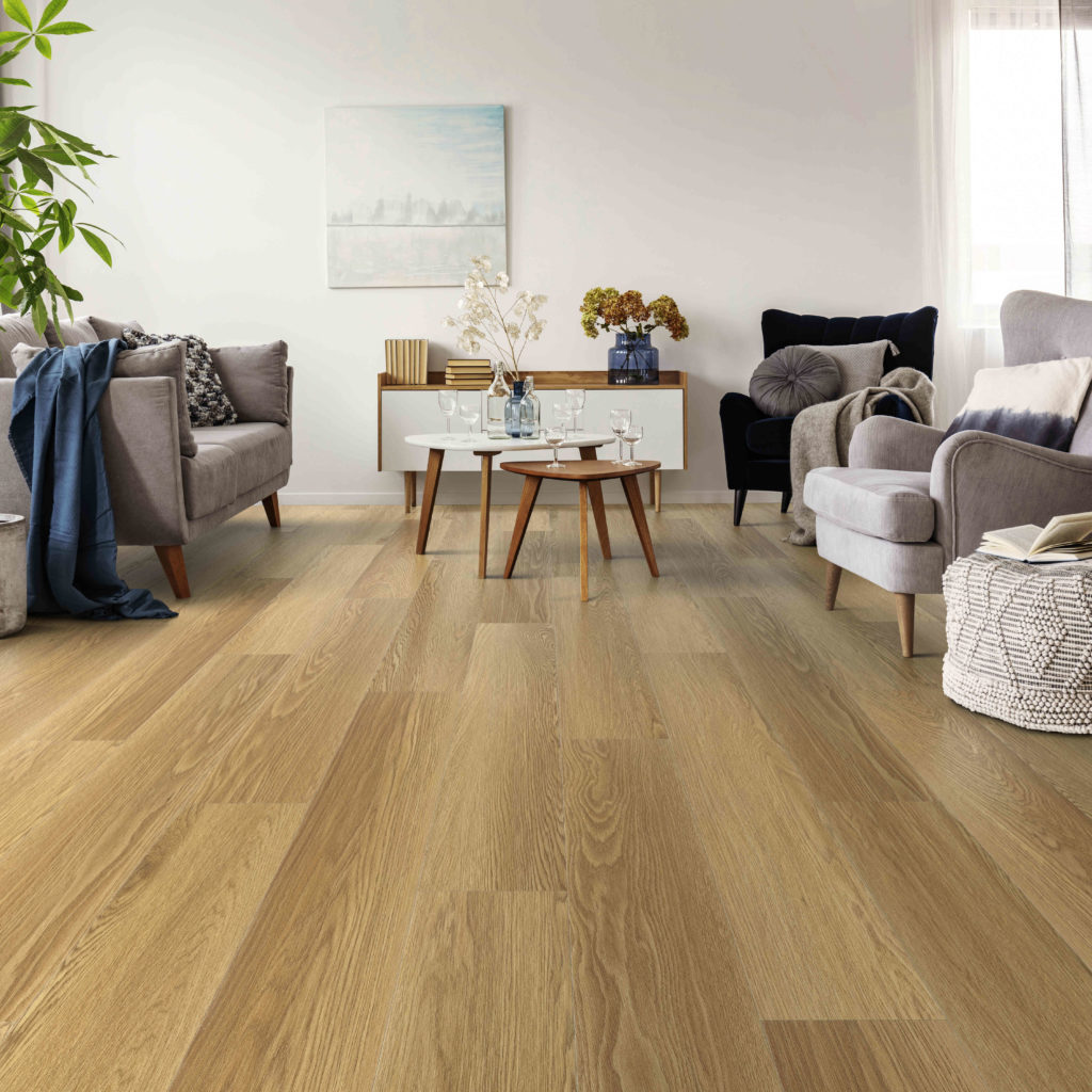 SPC Raven Oak 20 mil W/ Pad attached - PC Hardwood Floors